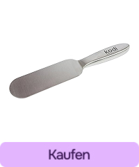 Kodi Metallbasis für Pediküre-Feile grau 260x45x20 mm